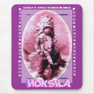 HOKSILA ~means 'boy' in (Sioux) Lakhotah Mouse Mat
