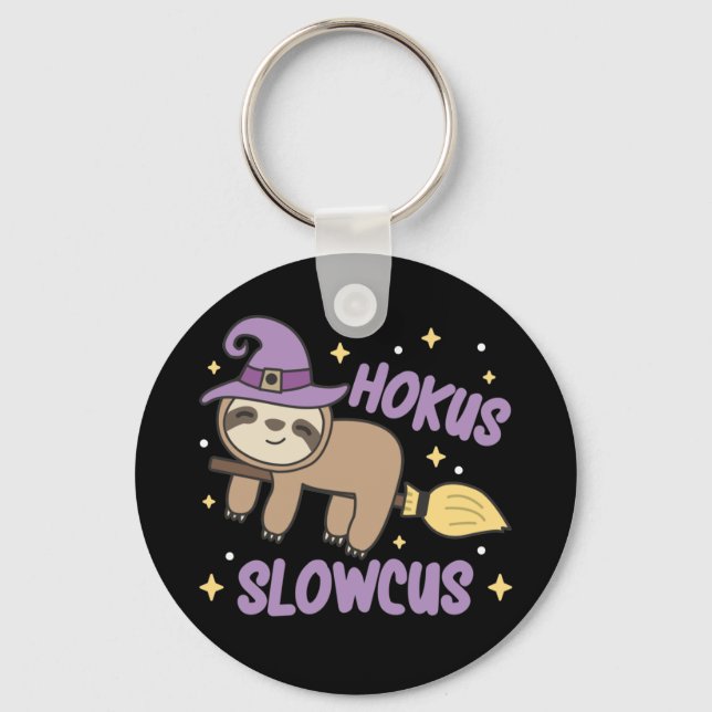 Hokus Slowcus - Fault Witch Halloween Costume Keyc Key Ring (Front)