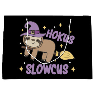 Hokus Slowcus - Fault Witch Halloween Costume Larg Large Gift Bag