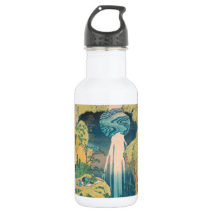 Hokusai Amida Falls Japan Waterfall 532 Ml Water Bottle