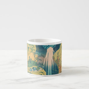 Hokusai Amida Falls Japan Waterfall  Espresso Cup