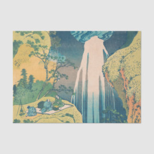Hokusai Amida Falls Japan Waterfall  Tissue Paper
