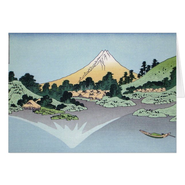 Hokusai Art painting Mountains (Front Horizontal)