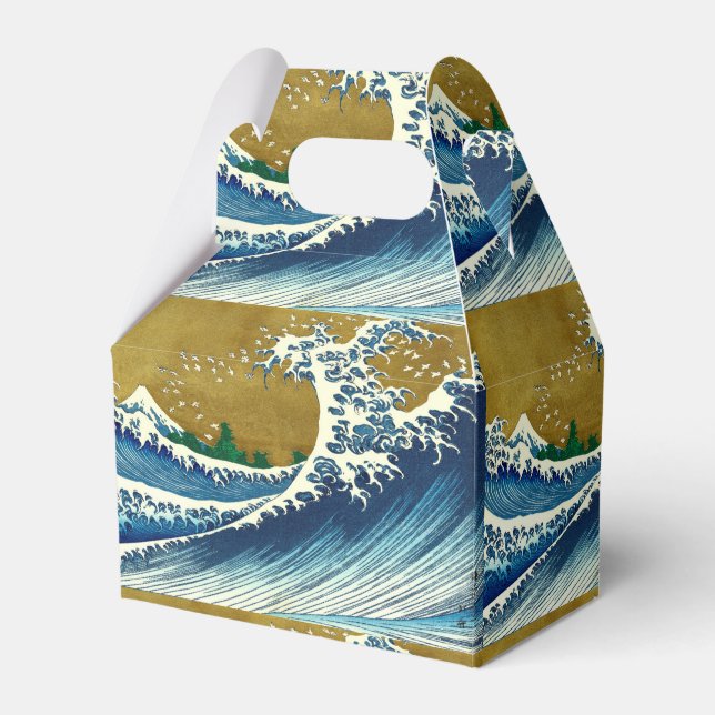 Hokusai Big Wave Japan Japanese Art Favour Box (Front Side)