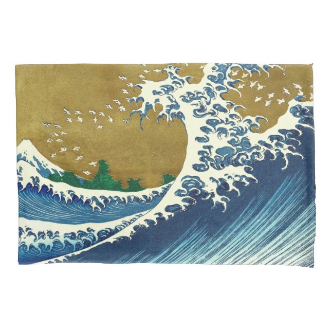 Hokusai Big Wave Japan Japanese Art Pillowcase (Front)