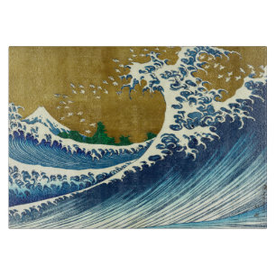 Hokusai Big Wave Japan Vintage Ocean Cutting Board