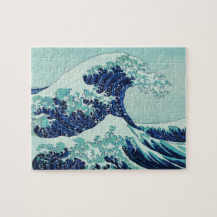 Hokusai Blue Waves Jigsaw Puzzle