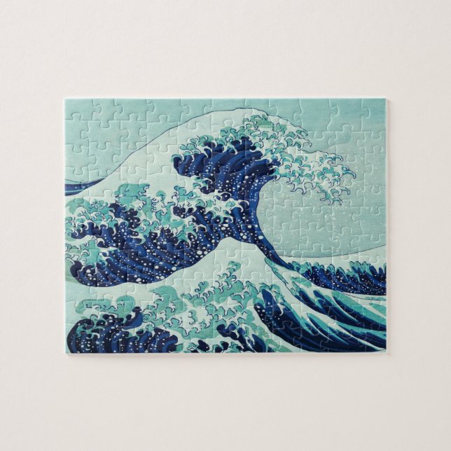 Hokusai Blue Waves Jigsaw Puzzle (Horizontal)