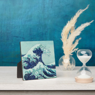 Hokusai Blue Waves Plaque