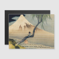 Hokusai - Boy Viewing Mt Fuji Magnetic Card