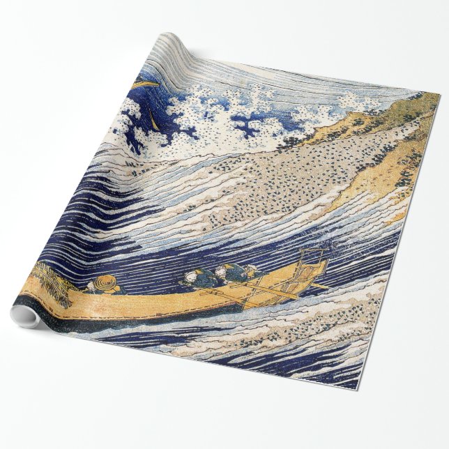 Hokusai - Choshi in Shimosha Wrapping Paper (Unrolled)