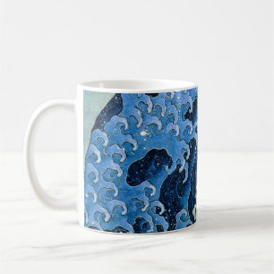Hokusai Feminine Wave Vintage Ocean Coffee Mug