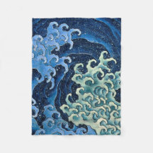 Hokusai Feminine Wave Vintage Ocean