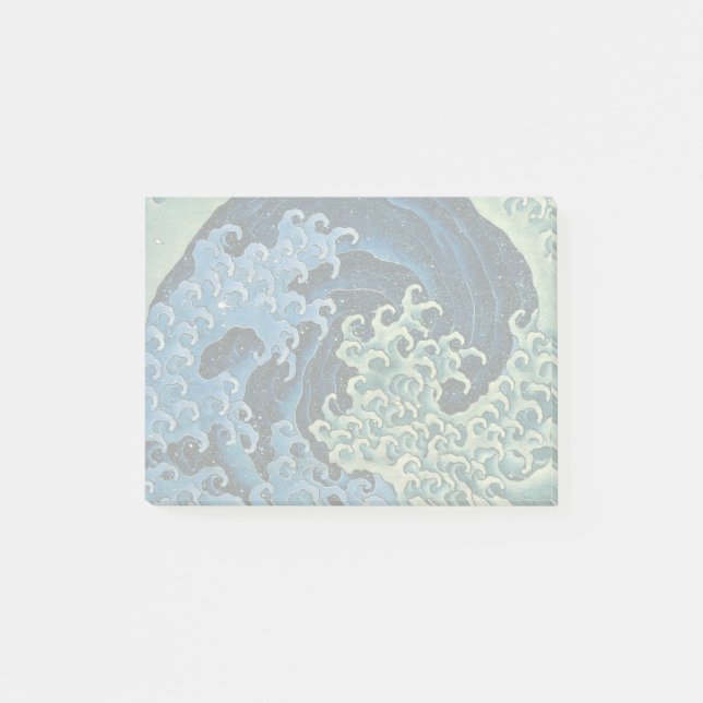 Hokusai Feminine Wave Vintage Ocean  Post-it Notes (Front)