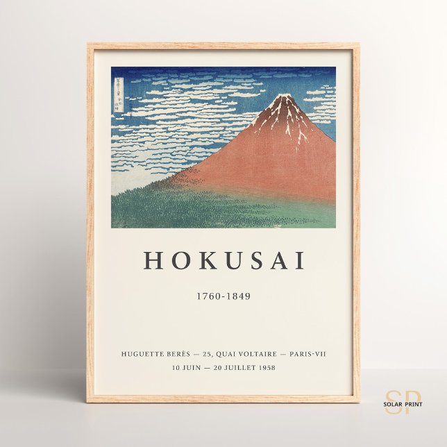 Hokusai Fine Wind Clear Morning Art Print Japanese (Creator Uploaded)