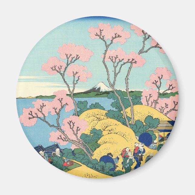 Hokusai Fuji from Gotenyama on the Tōkaidō at Shin Magnet (Front)