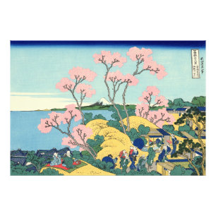 Hokusai Fuji from Gotenyama on the Tōkaidō at Shin Photo Print