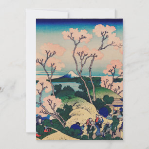 Hokusai - Goten-Yama-Hill Card