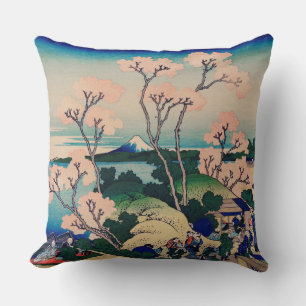 Hokusai - Goten-Yama-Hill, Cushion