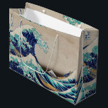 Hokusai Great Wave off Kanagawa. Vintage japan art Large Gift Bag<br><div class="desc">Katsushika Hokusai "The Great Wave off Kanagawa" gift bag. Vintage japan illustration.</div>