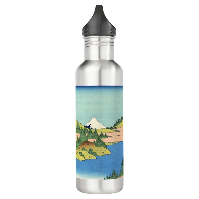 Hokusai Hakone Lake in Sagami Province  710 Ml Water Bottle (Left)