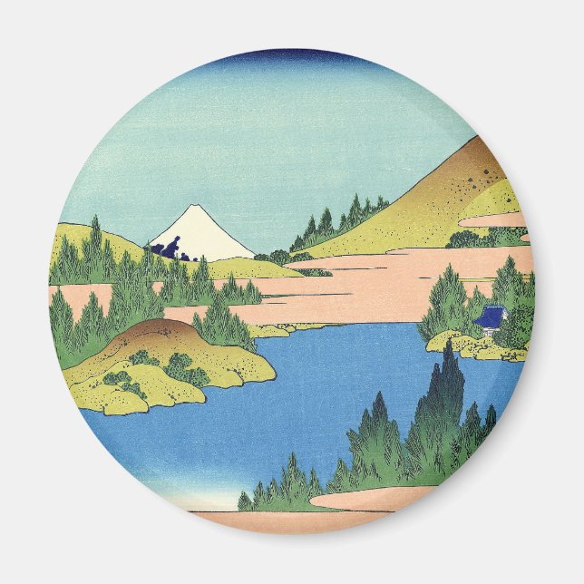 Hokusai Hakone Lake in Sagami Province  Magnet (Front)