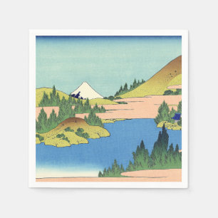 Hokusai Hakone Lake in Sagami Province  Napkin