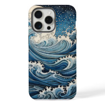 Hokusai Inspired Japandi Wave Art Digital Print