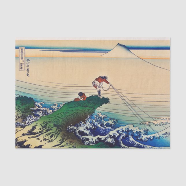 HOKUSAI JAPANESE WOODBLOCK PRINT Tissue Paper (Front)