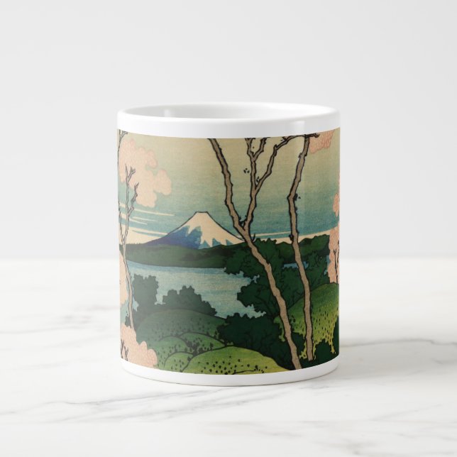 Hokusai Katsushika - Goten-Yama-Hill, Shinagawa Large Coffee Mug (Front)