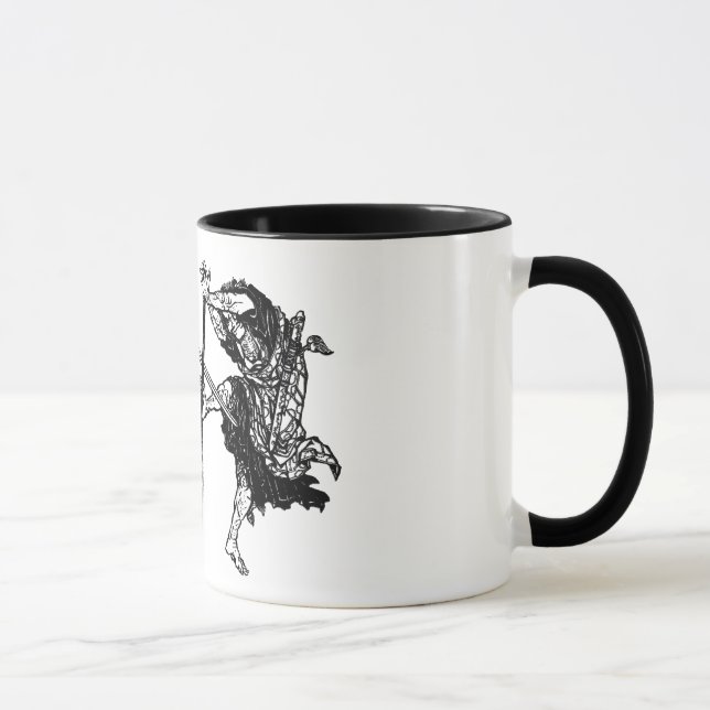 Hokusai manga samurai 1 mug (Right)