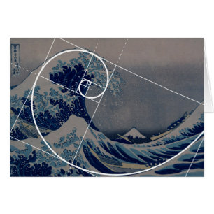 Hokusai Meets Fibonacci, Golden Ratio