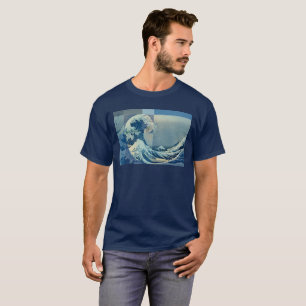 Hokusai Meets Fibonacci, Golden Ratio T-Shirt