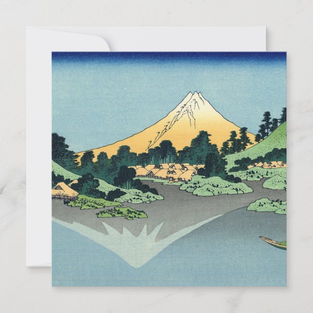 Hokusai Mount Fuji reflects in Lake Kawaguchi  (Front)
