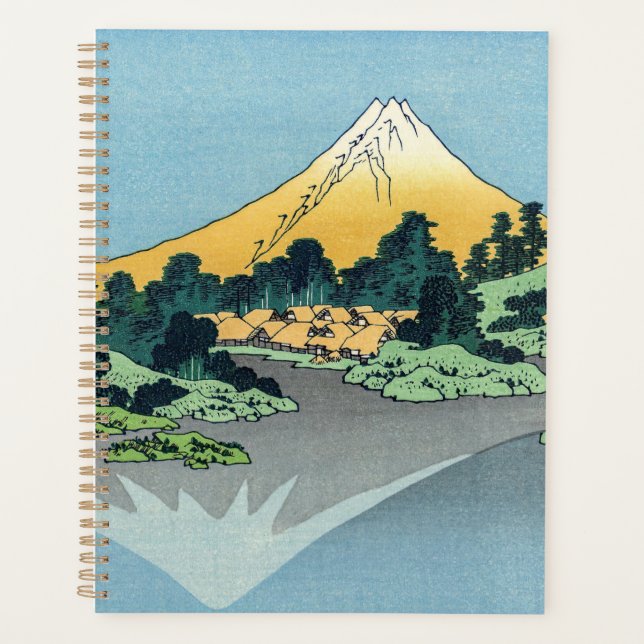 Hokusai - Mount Fuji Reflects in Lake Kawaguchi Planner (Front)