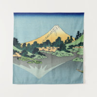 Hokusai Mount Fuji reflects in Lake Kawaguchi 