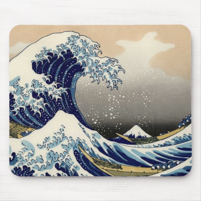 hokusai mouse mat (Front)