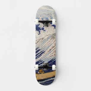 Hokusai Ocean Waves Fishing Boats Skateboard