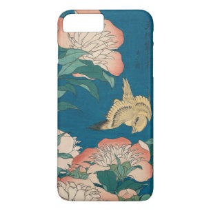 Hokusai Peonies and Canary Vintage GalleryHD iPhone 8 Plus/7 Plus Case