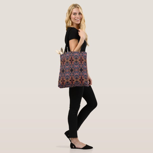 Hokusai Phoenix Tote Bag – Japanese Art Inspired (On Model)
