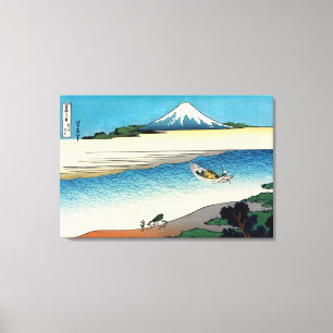 Hokusai - Tama river in the Musashi province Canvas Print