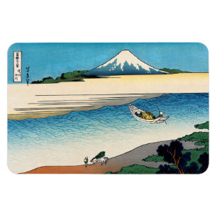 Hokusai - Tama river in the Musashi province Magnet