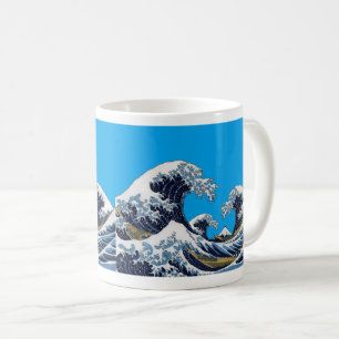 Hokusai , “ The 3 Great Wave off Kanagawa ” Coffee Mug