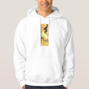 Hokusai The Dragon of Smoke Escaping Mount Fuji Hoodie
