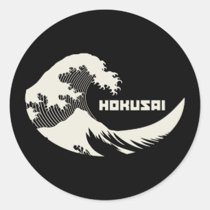 Hokusai - The Great Wave Classic Round Sticker