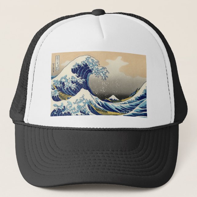 Hokusai The Great Wave Hat (Front)
