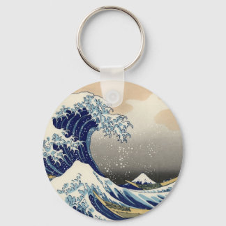 Hokusai: The great wave of Kanagawa Key Ring