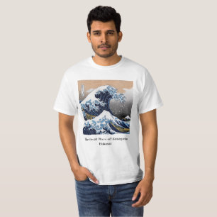 Hokusai , "The Great Wave of Kanagawa" T-Shirt