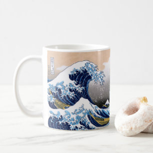 Hokusai , "The Great Wave off Kanagawa" coffee mug