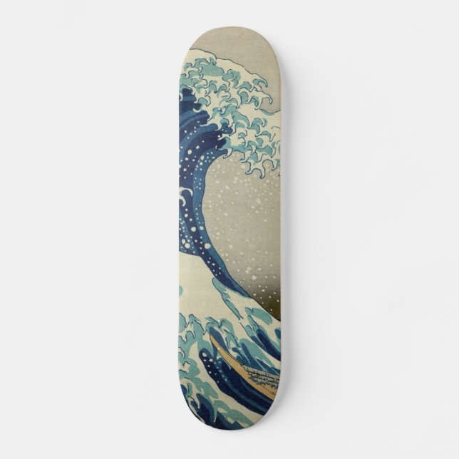 Hokusai The Great Wave off Kanagawa GalleryHD  Skateboard (Front)